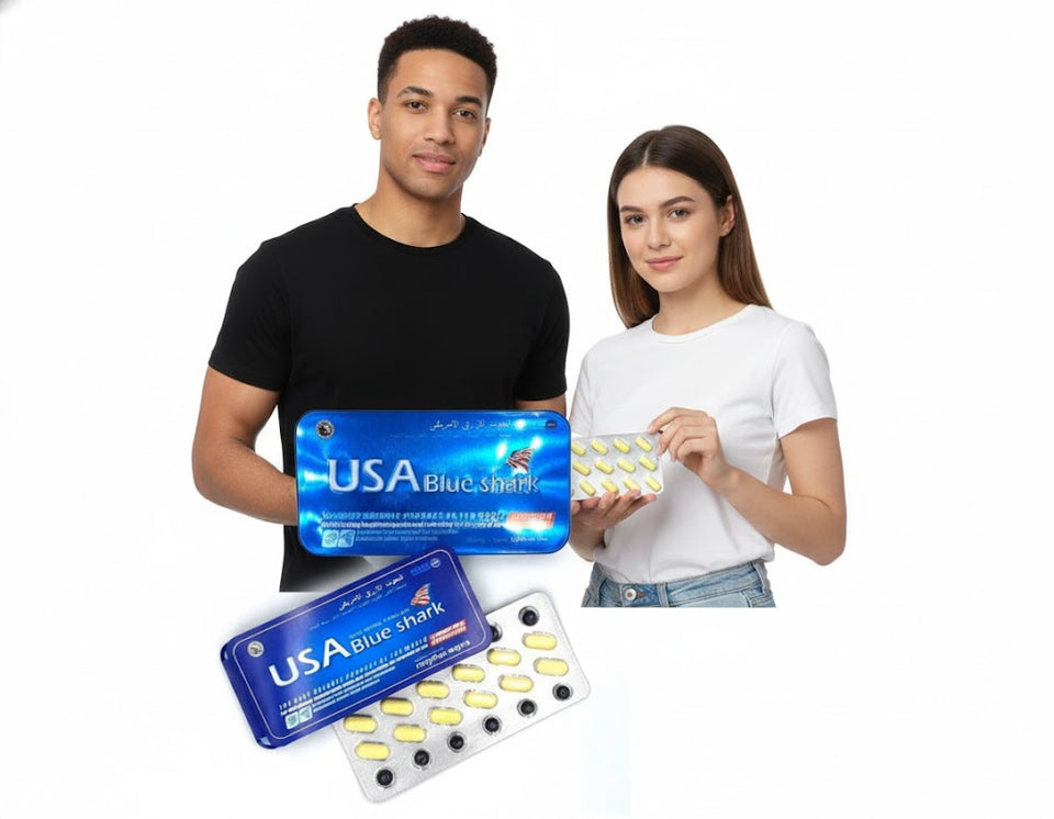 USA Blue Shark Original For Men Power & Timing