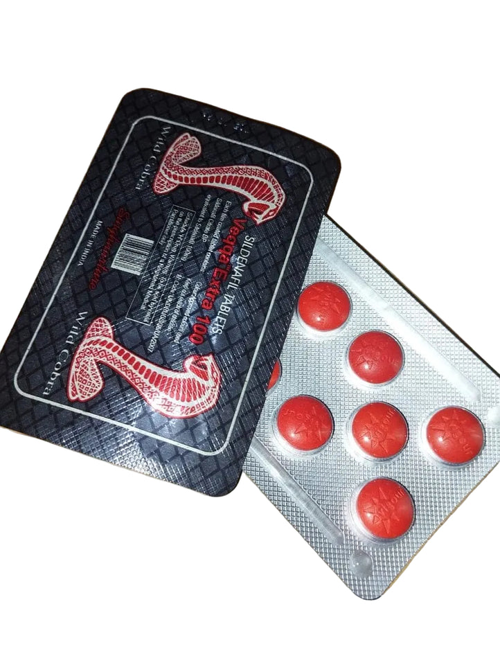 Wild Cobra Original 100mg For Men Power & Timing