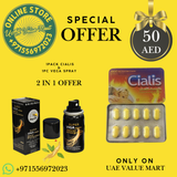 Special Offer 1pc Cialis  & 1pc Viga Spray . Free Delivery all over UAE
