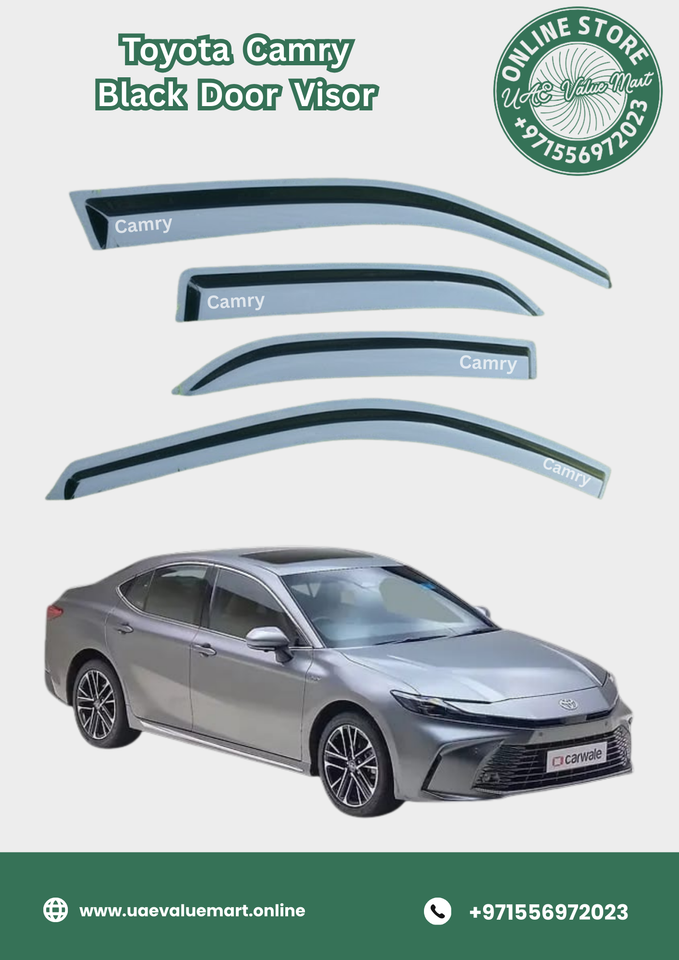 Toyota Camry Black Door Visor Premium Quality