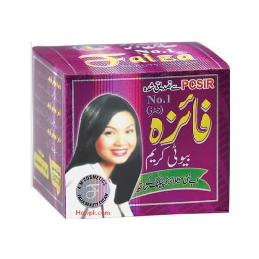 Faiza Beauty Cream Intensive skin lightening and dark spot removal cream. Removes dark spots, freckles, and acne.