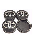 Toyota Wheel Center Caps Black  (4pc) Premium Quality