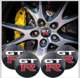 Nissan GTR Silicone Stickers for Center Wheel Caps 56mm ( 4pc)