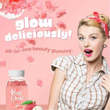 Posh Glow All-In-One Beauty Gummy – Lychee Flavor