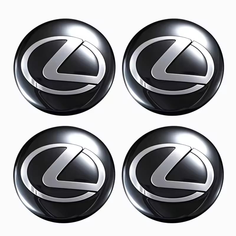 Lexus Wheel Center Hub Cap Sticker Cover Metal Case 56mm  (4pc)