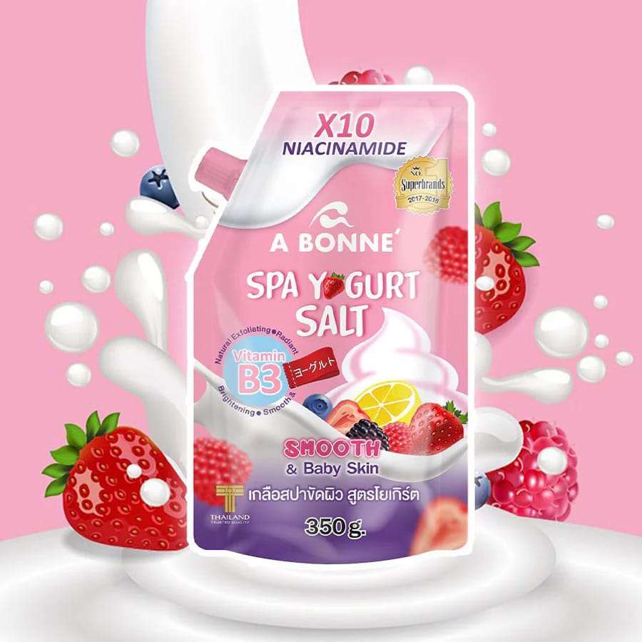 A Bonne Spa Yogurt Salt X10 Niacinamide & Vitamin B3-350g