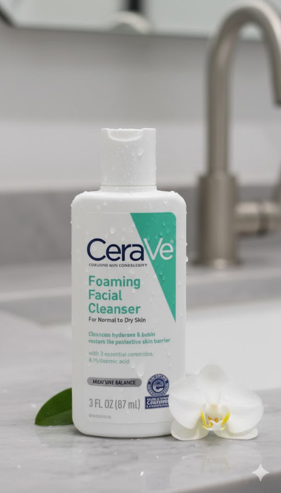 CERAVE Foaming Facial Cleanser Daily Face Wash for Normal to Oily Skin 87ML