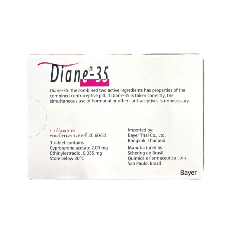 DIANE-35 Thailand – Oral Contraceptive & Skin Care Pill