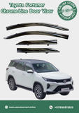 Toyota Fortuner Chrome Line Door Visor Premium Quality (2016 +)