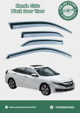 Honda Civic Black Door Visor Premium Quality