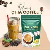 Fitgum Collagen Chia Coffee Mix – 10 Sachets