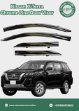 Nissan X-Terra Chrome Line Door Visor Premium Quality