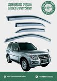 Mitsubishi Pajero Black Door Visor Premium Quality (2010 to 2015)