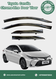 Toyota Corolla Chrome Line Door Visor Premium Quality